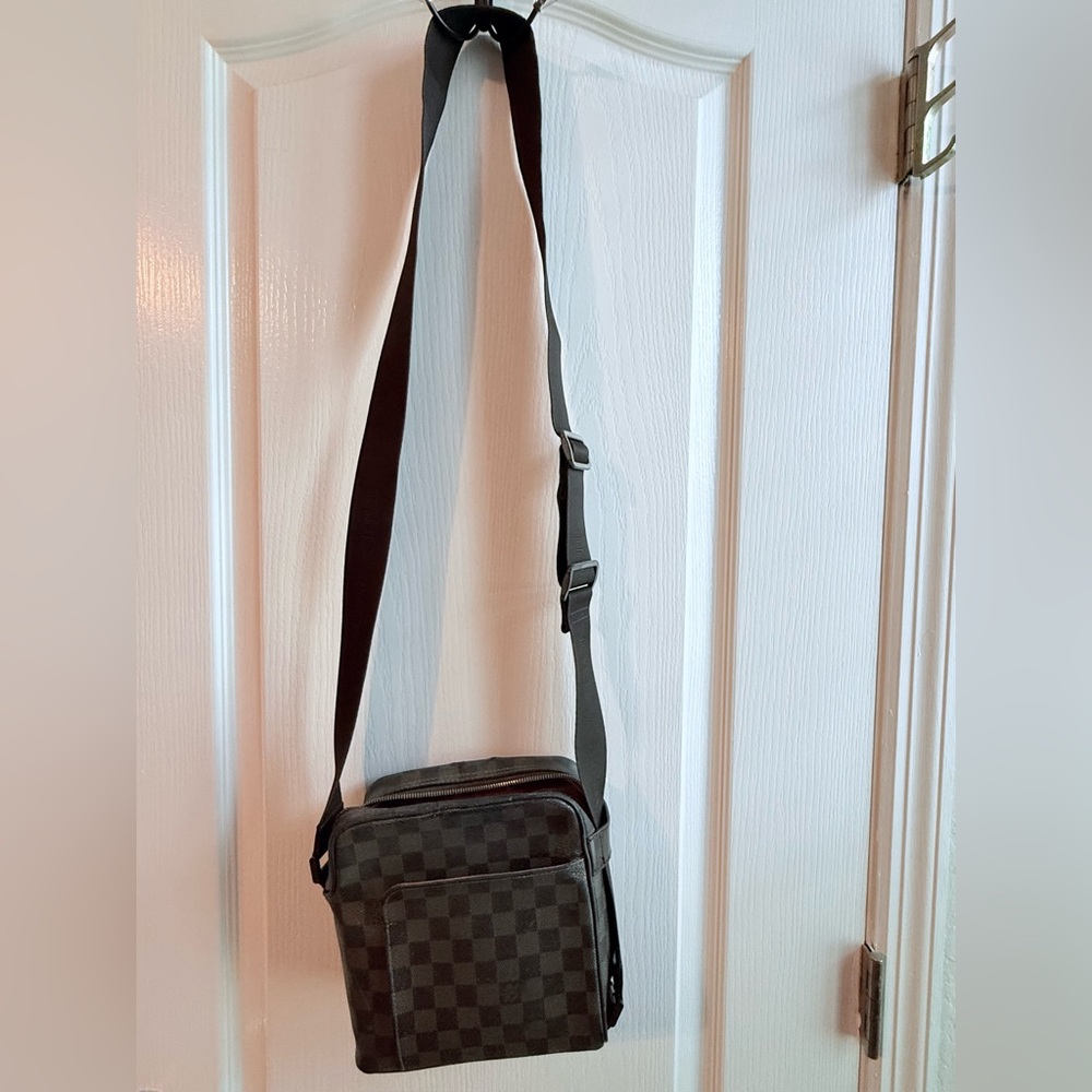 Louis Vuitton Jake Messenger Bag PM Brown Canvas